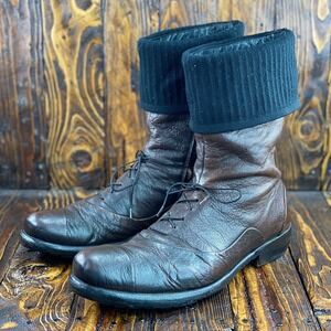 Marsell Men's Brown Learher Ridding Boots Model 211 Size US 11‎ Limited Edition